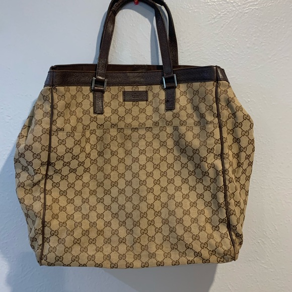 VINTAGE GUCCI SAC TOTE BAG - Picture 1 of 15